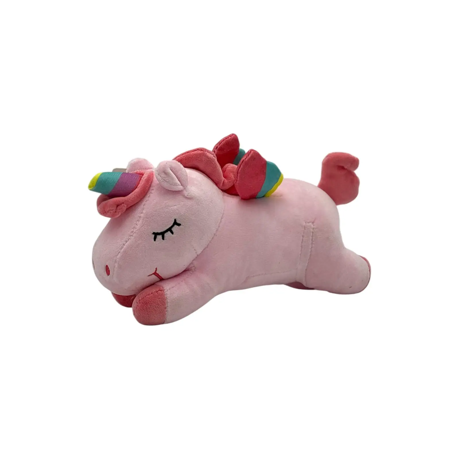 Jucărie Pluș Unicorn Poziție Orizontală 30 cm - QUE 7-106