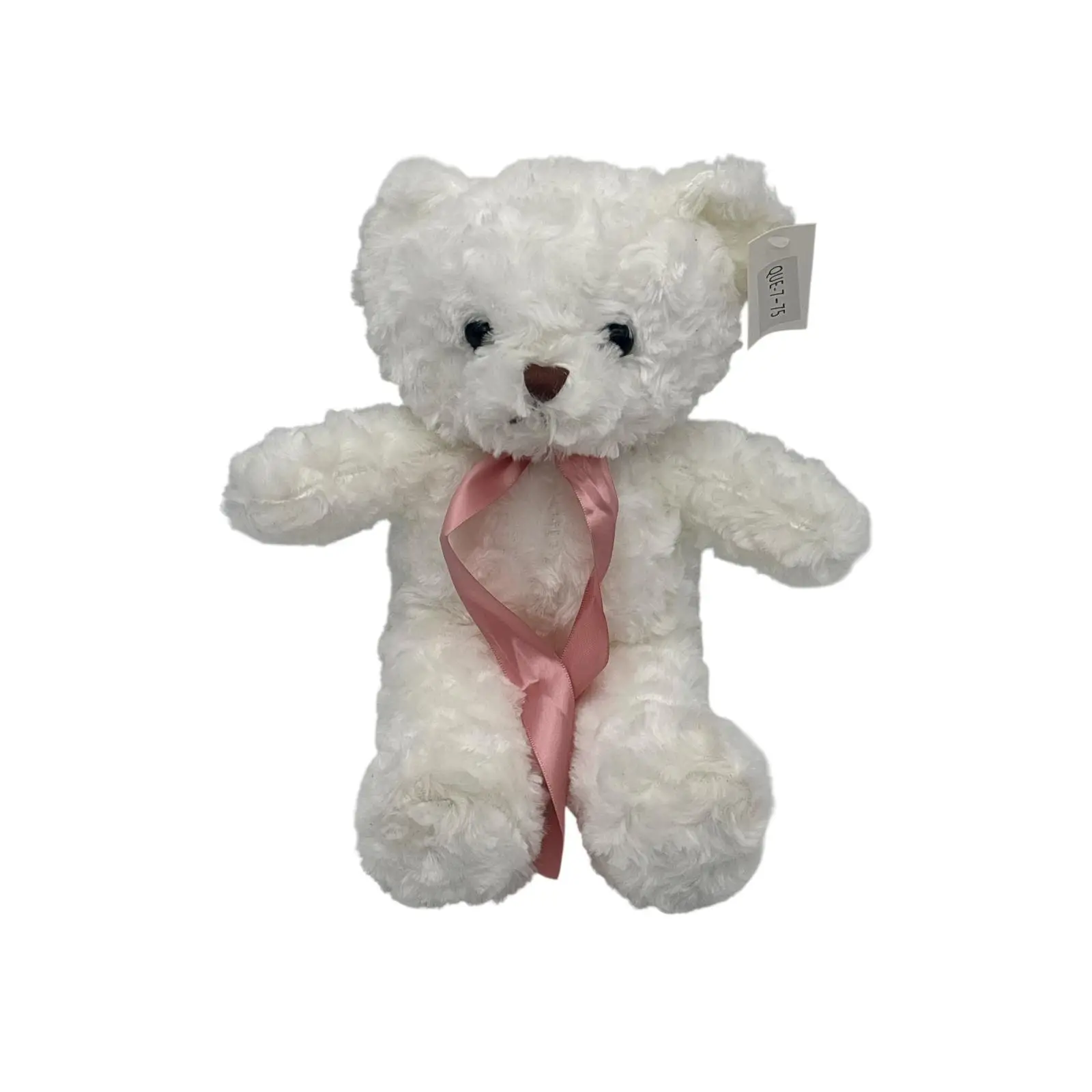 Jucărie Pluș Urs cu Fundiță 36 cm - QUE 7-75