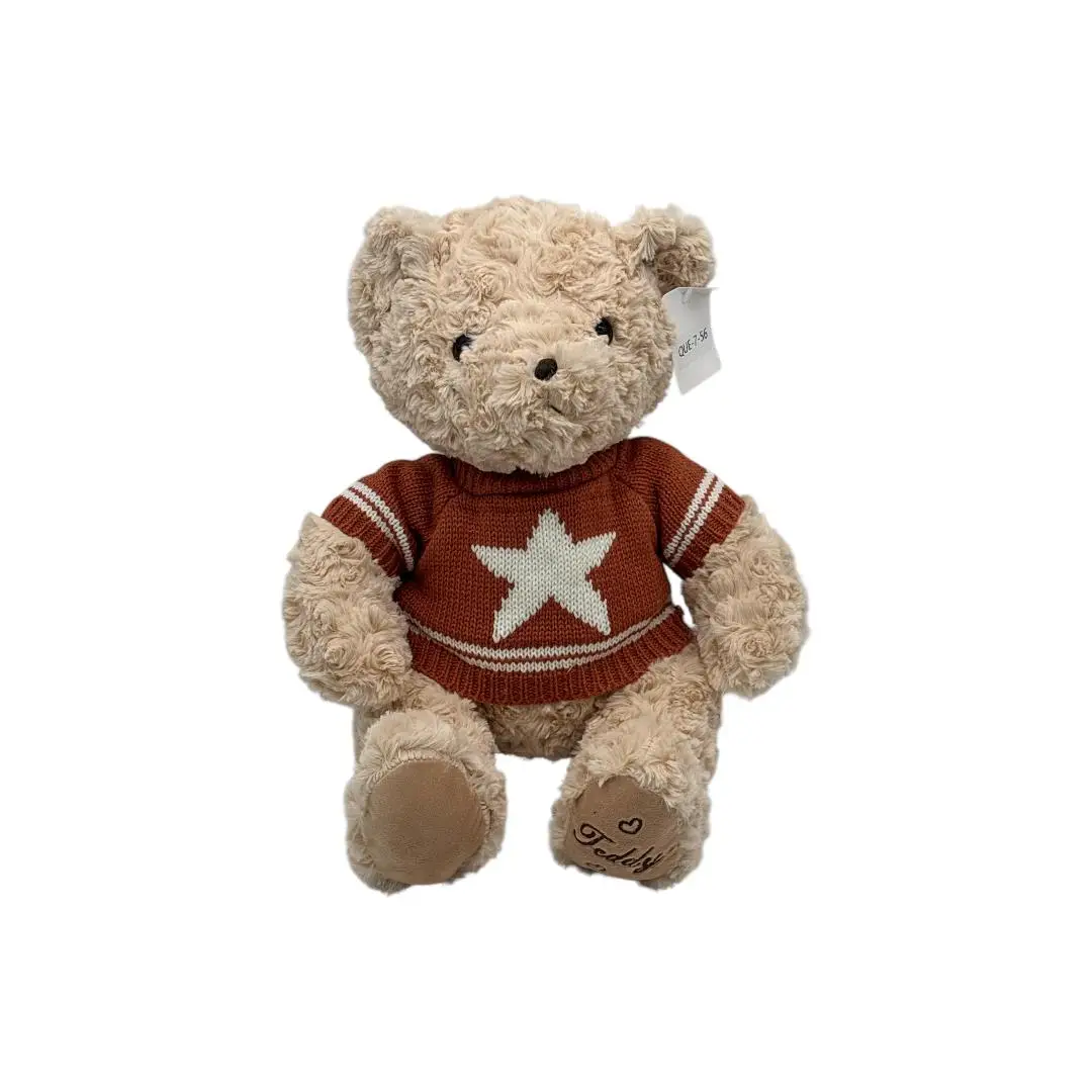 Jucărie Pluș Urs cu Pulover 30cm - QUE 7-56