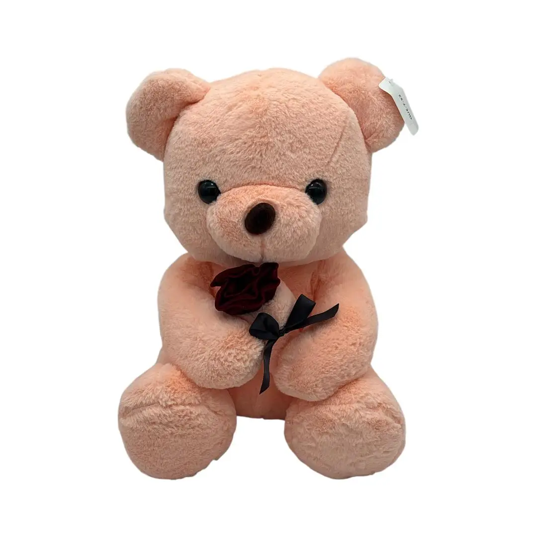 Jucărie Pluș Urs cu Trandafir 38 cm - QUE 7-52